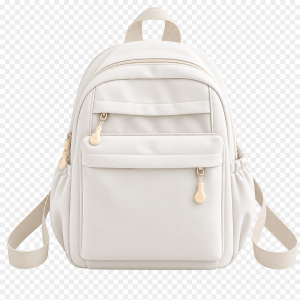 Mochila pequeña blanca